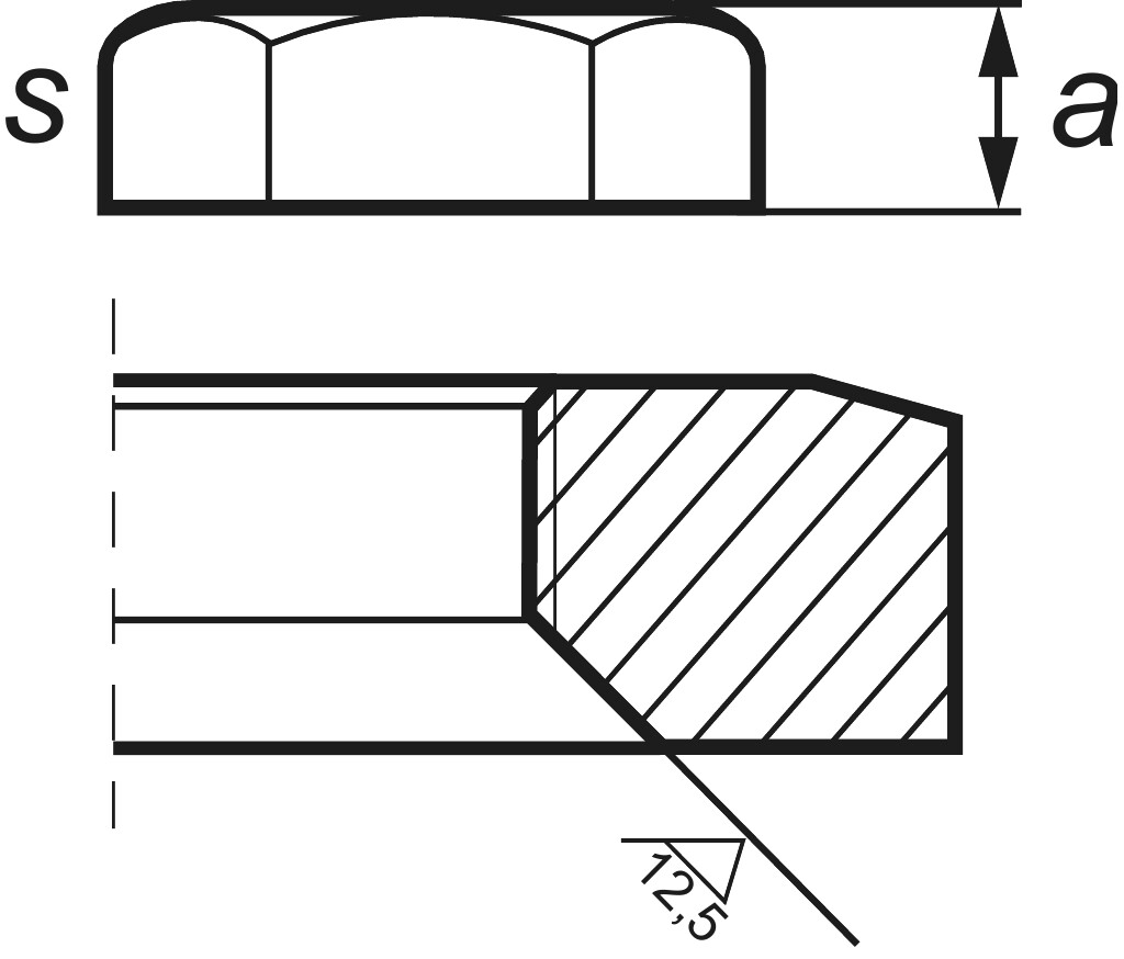 GF  310b  nuts   1/2" zinc-plated GF  310b  nuts   1/2" zinc-plated
